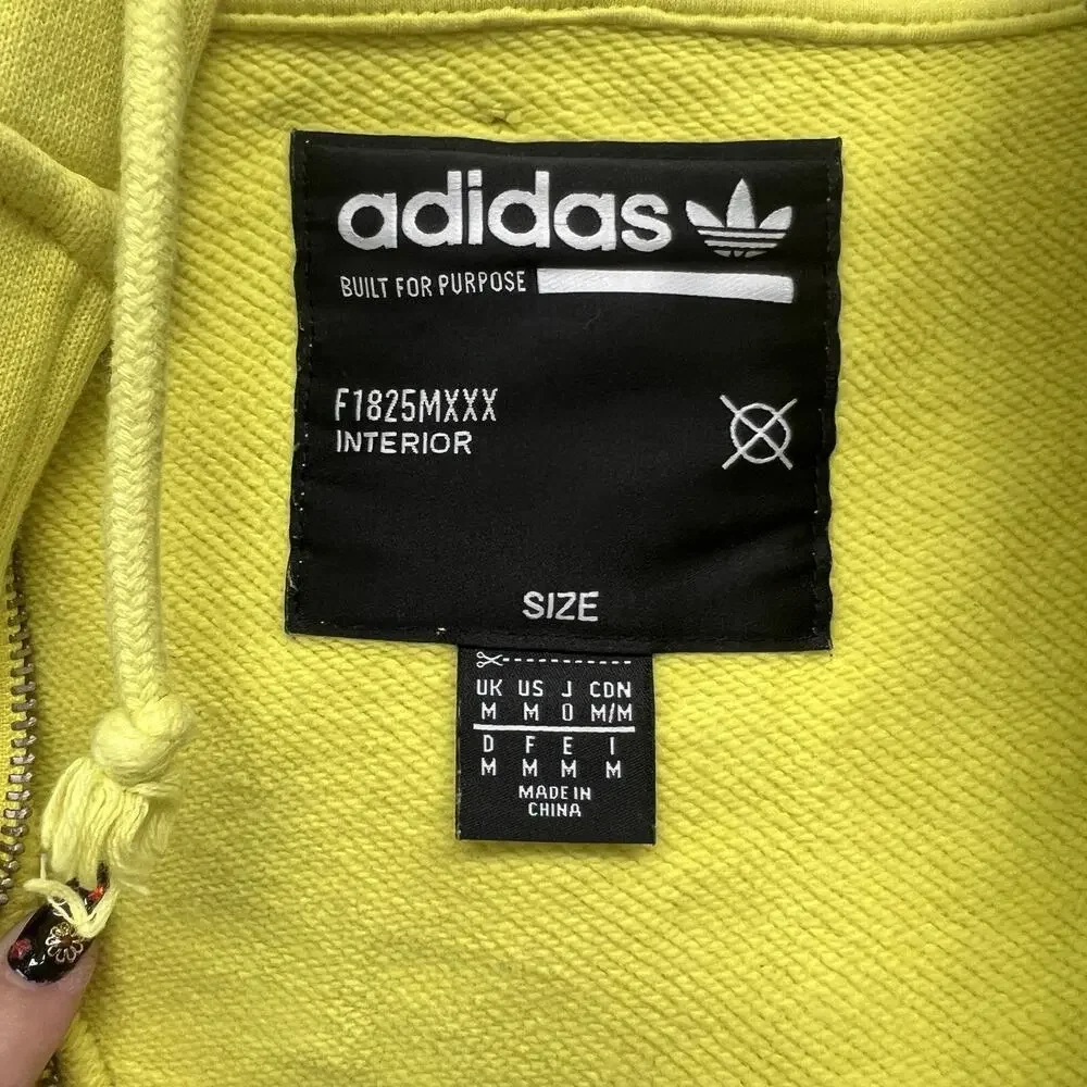 Adidas Originals Kaval full-zip hoodie Size Medium Y2K Vintage NOC3816